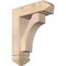 Ekena Millwork Westlake Arts and Crafts Smooth Bracket w/ Offset Brace, Douglas Fir, 5 1/2"W x 16"D x 20"H BKT0604X16X20WTL03SDF - alternate 1